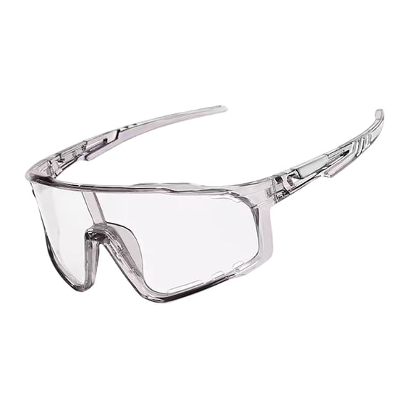 Photochromic Cycling Sunglasses for Men Women Sports Bike Glasses Clear Running Sunglasses UV Protection Bold Square Full Rim Sport Riding Glasses Driving