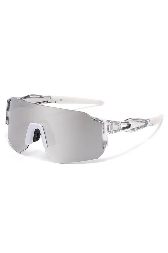 Photochromic Polarized Sports Sunglasses, UV400 Protection Auto Tint Lens for Cycling Running, Oversized Wraparound Frame for Men Women, Driving Fishing Hiking