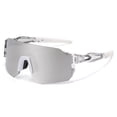 thumbnail image 1 of Photochromic Polarized Sports Sunglasses with UV400 Protection, Oversized Wraparound Frame for Cycling Running Driving Outdoor Activities, 1 of 5
