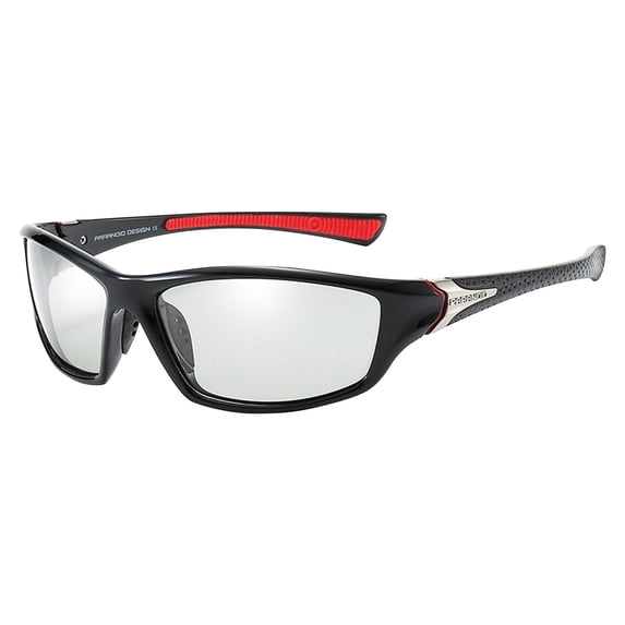 Photochromic Polarized Sunglasses for Men,Outdoor Sports Cycling Glasses Auto Darken in Sunlight,Protection Driving Eyewear