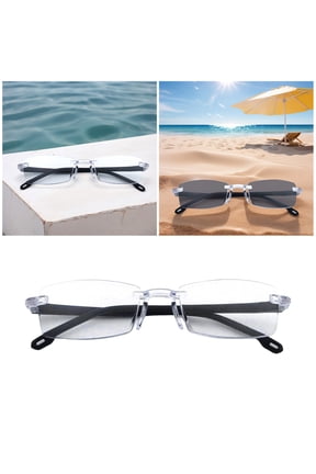 Photochromic Progressive Multifocus Computer Reading Glasses, Spring Hinge Transition UV Sunglasses, Anti Glare Sun Reader, Anti Blue Light Glasses