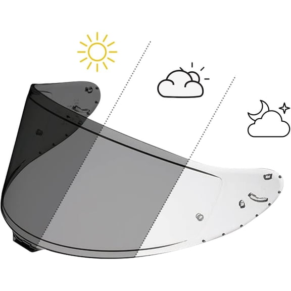 Photochromic Shield Helmet Visor Replacement for RF-1400 Z8 NXR2 CWR-F2