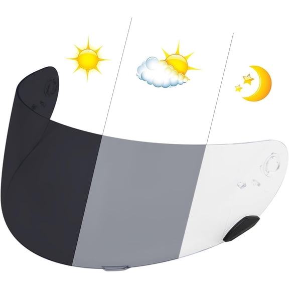 Photochromic Visor Lens For Bell Qualifier/DLX/MIPS/Vortex/ Revolver/RS-2/RS-1