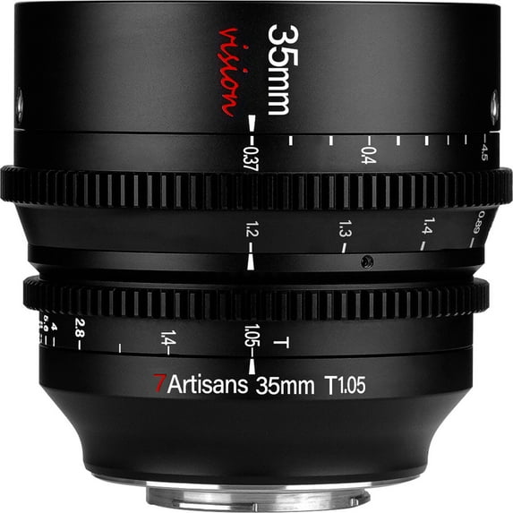 7artisans Photoelectric 35mm T1.05 Vision Cine Lens for Sony E, Black