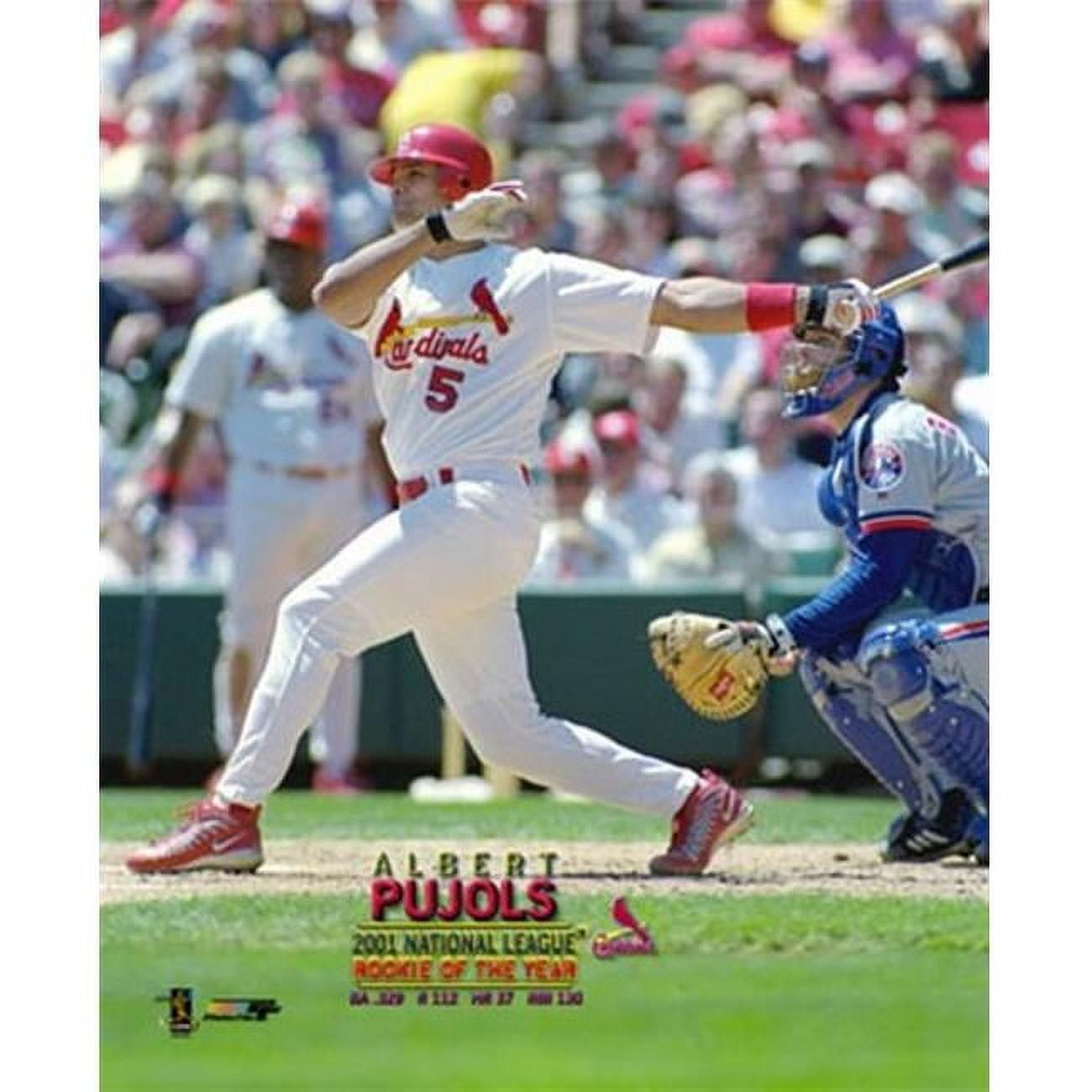 Photofile PFSAACR00201 Albert Pujols 2001 National League Rookie of the  Year Sports Photo - 8 x 10 - Walmart.com