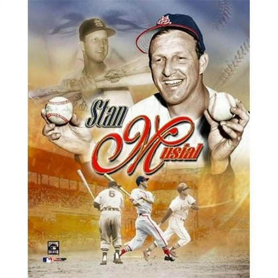 Photofile PFSAAEG03301 Stan Musial - Legends Composite Sports Photo - 8 x 10