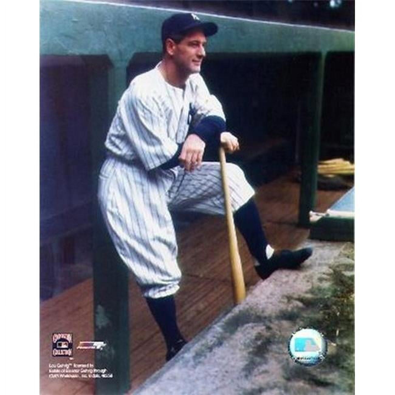 Photofile PFSAAFC00101 Lou Gehrig - In dugout - color Sports Photo - 8 x 10  