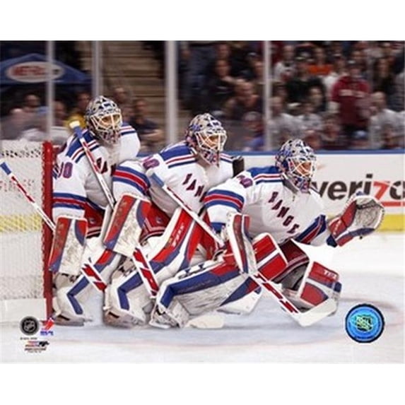 Photofile PFSAAIM12301 Henrik Lundqvist - 2007 Multi Exposure Sports Photo - 10 x 8