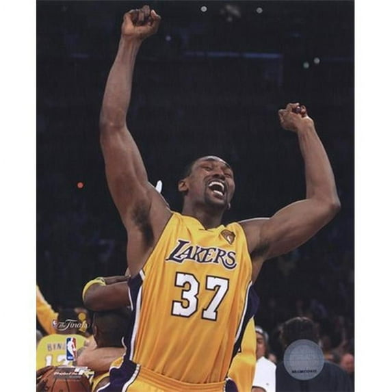 Photofile PFSAAML22301 Ron Artest - 2010 NBA Finals Game 7 Celebration - 18 Sports Photo - 8 x 10