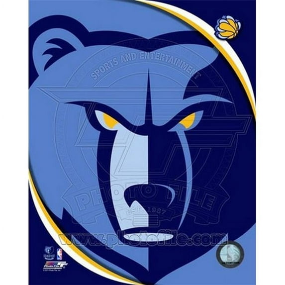 Photofile PFSAANP20201 Memphis Grizzlies Team Logo Sports Photo - 8 x 10