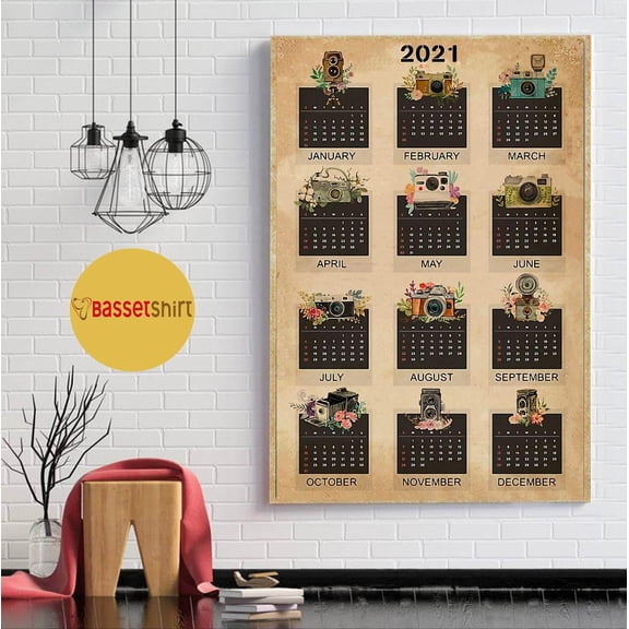 Photographer 2021 Calendar poster 16 x 24 Inch Poster