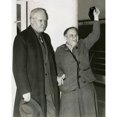 thumbnail image 1 of Photographer Carl Van Vechten With Gertrude Stein As She Waves Her Hat From S.S. Champlain. May 4 History, 1 of 1