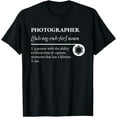 thumbnail image 1 of Photographer, Definition T-Shirt mens t hirt men，black，women，misfits，journey ，boys, 1 of 4