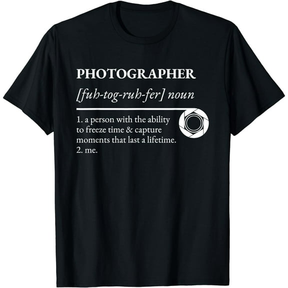 Photographer, Definition T-Shirt mens t hirt men,black,women,misfits,journey ,boys