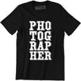 thumbnail image 1 of Photographer Gift Photography Camera Men's Gift Tee Shirt, 1 of 4