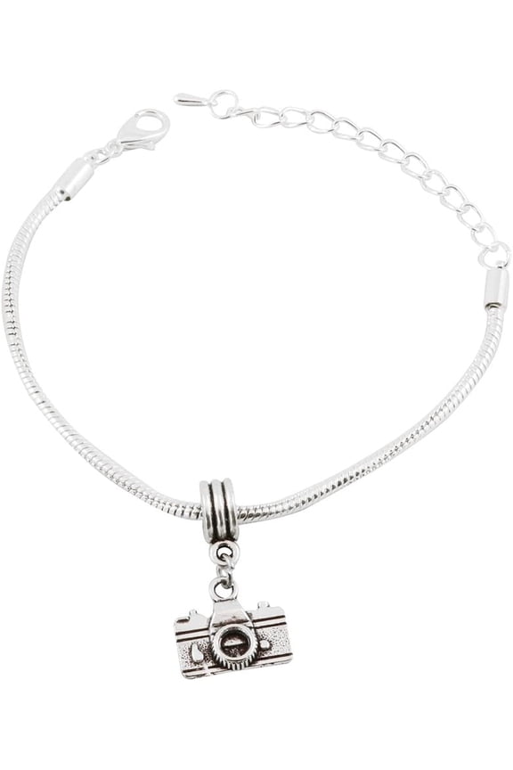 Photographer Gifts - Camera Jewelry Camera Bracelet for Women Bracelet Stainless Steel Chain Charm Novelty Photography Gifts Camera Gifts for Women Men Boys and Girls