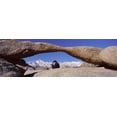 thumbnail image 1 of Photographer Joe Sohm with panoramic camera frames shot of Mount Whitney through Alabama Hills Arch in Alabama Hills near Lone Pine, California Poster Print (27 x 9), 1 of 1