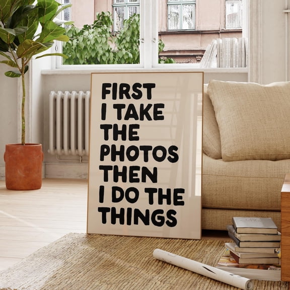 Photographer Quote Print, Home Office Camera Art Home Decor #1568, Unframed Poster Size 8x12