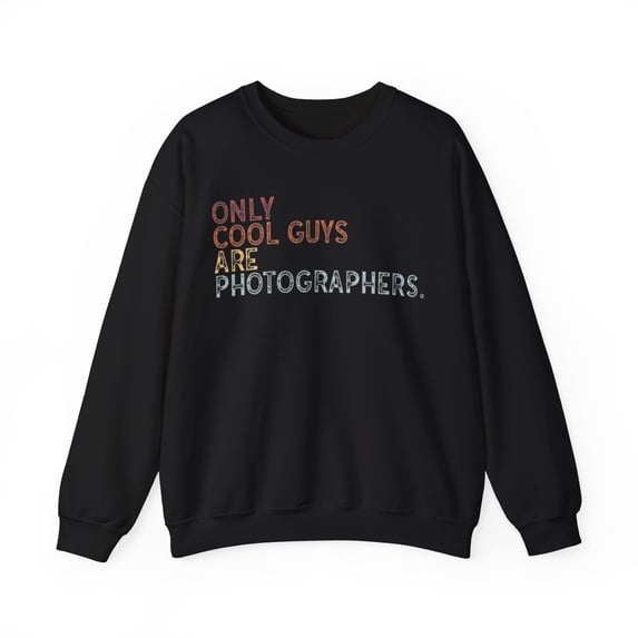 Photographer Sweatshirt Gifts Crew Neck Shirt Long Sleeve Unisex