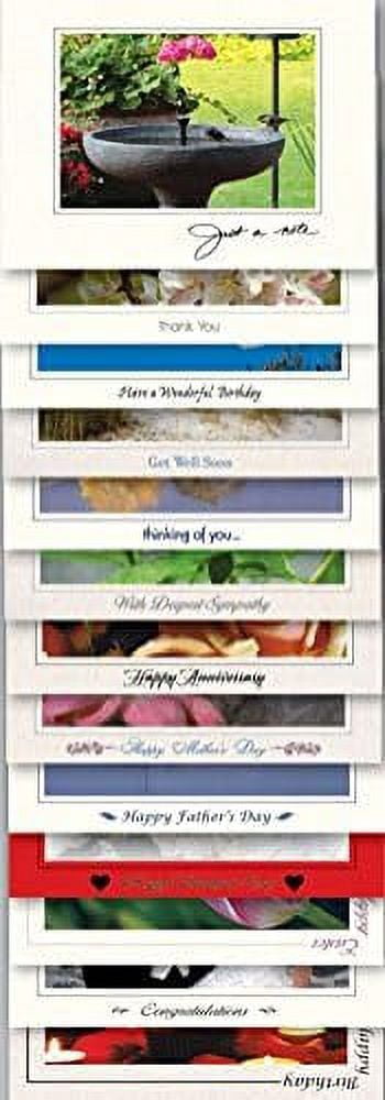 Photographer's Edge Photo Insert Cards - 10 Blank 5x7 Cards With Envelopes For 4x6 Photos