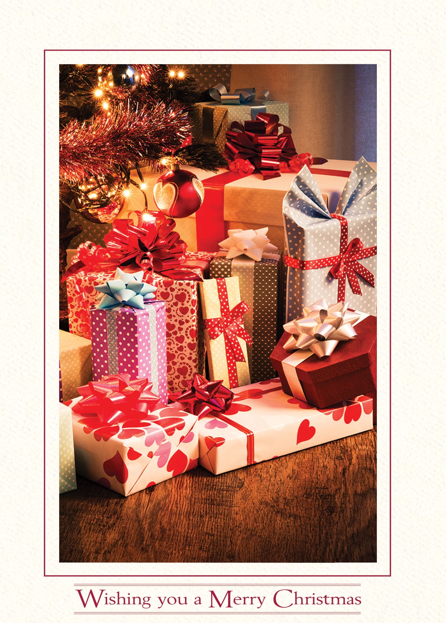 Photographer's Edge, Photo Insert Card, Bright White, Wishing you a Merry  Christmas, Set of 10 for 4x6 Vertical Photos - Walmart.com, image size:1432x2000