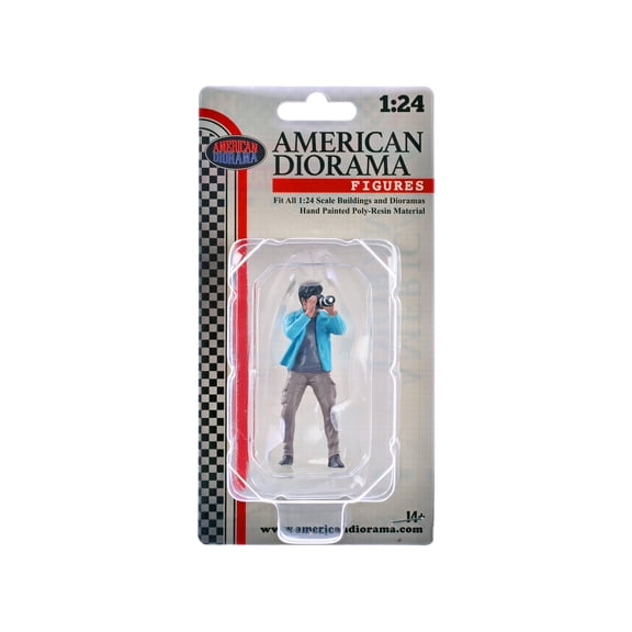 "Photographers" Figure #1 for 1/24 Scale Models by American Diorama