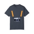 thumbnail image 1 of Photographers Hanging Camera Gags Graphic Humorous Photography Enthusiasts Men Women Unisex Garment-Dyed T-shirt, 1 of 4