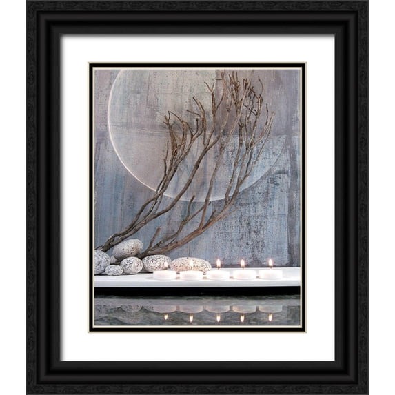 Photographie Collection 12x14 Black Ornate Wood Framed with Double Matting Museum Art Print Titled - Luminescence
