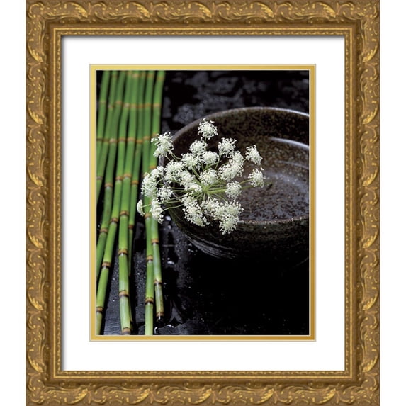Photographie Collection 15x18 Gold Ornate Wood Framed with Double Matting Museum Art Print Titled - Printemps de bambous
