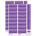 thumbnail image 1 of Photographs Please Do Not Bend Dots & Heart Detail Sticker Set - Purple - Gloss Finish - 2.00" Large, 1 of 7
