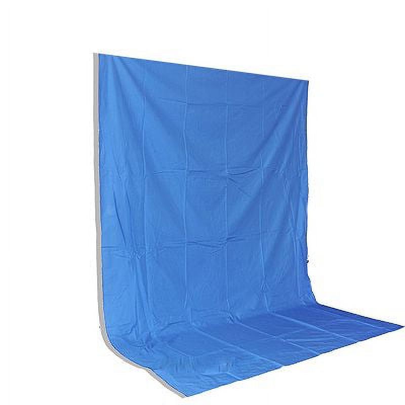 Photography 10' X 12' Blue Screen Muslin Backdrop Chromakey Photo Video Background - image 1 of 1