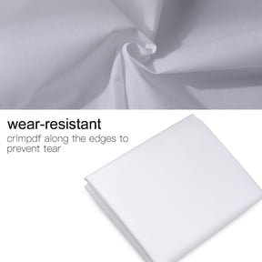 Photography 2 X 1.5m/ 6.6 X 4.9ft Photography Background Screen Portrait Photography Backdrop Photo Studio Props Washable Durable Non-Woven Fabric Material, White Color
