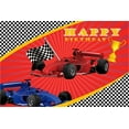 thumbnail image 1 of Photography Backdrop Champion Racing Car Background Party ration Banner Poster Studio Photo Props, 1 of 5