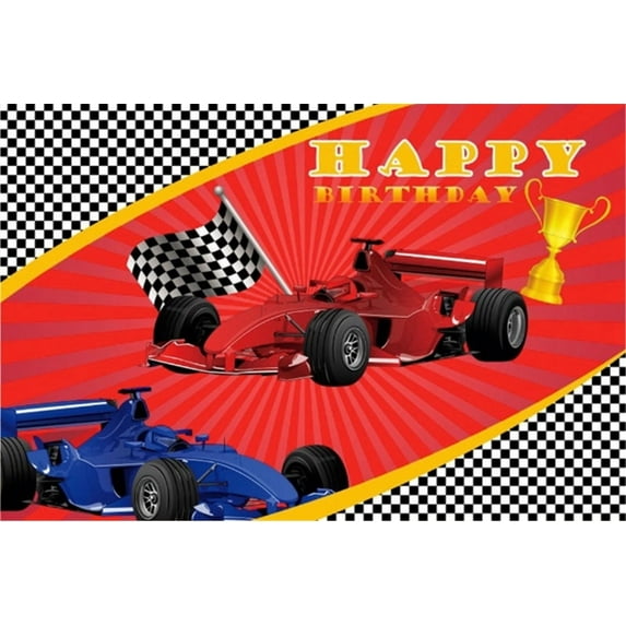 Photography Backdrop Champion Racing Car Background Party ration Banner Poster Studio Photo Props
