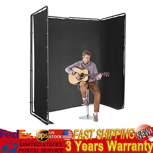 Photography Backdrop Stand Background Decor With Black Cloth Foldable ...