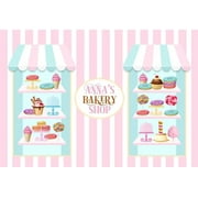 Photography Background Colorful Lollipops Cake Party Wall Sweet Candyland Backdrop Candy Happy Birthday Custom Ice Cream Banner