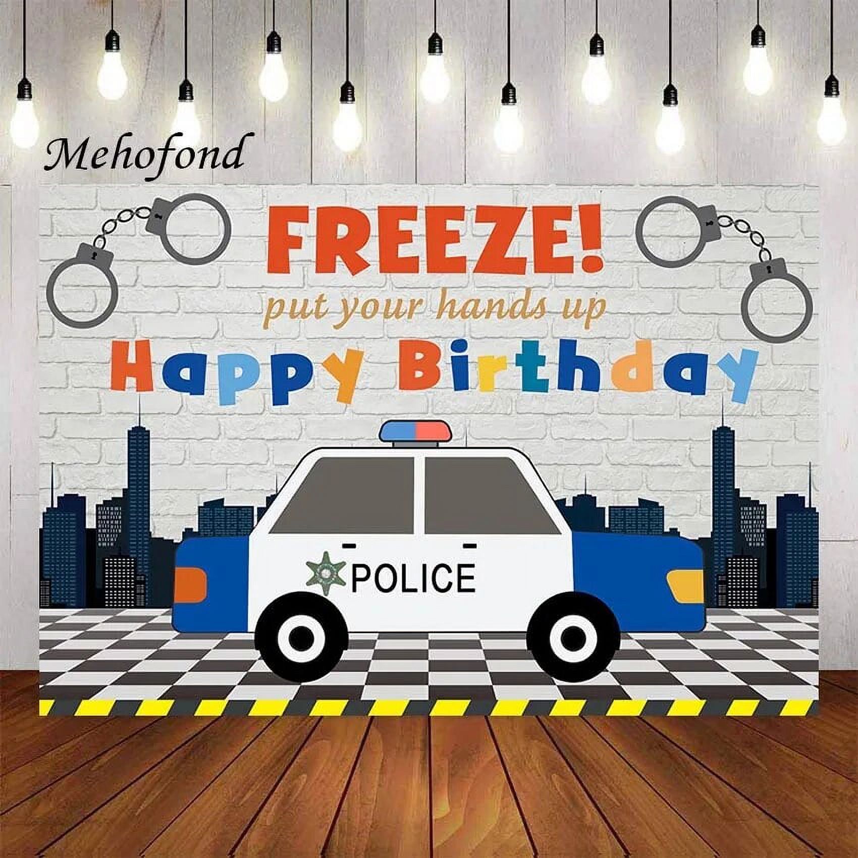 Photography Background Policeman Freeze City Handcuffs Boy Child