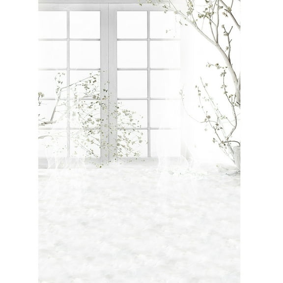 Photography Background White Window Wall Curtain Interior Room Child Portrait Photographic Photocall Backdrop Photo Studio