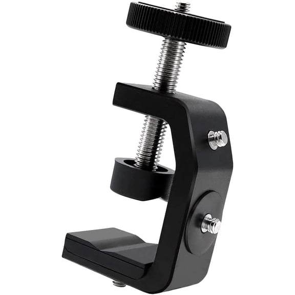 Photography C Clamp Camera Clamp Mount with 1/4" Screw for Photo Studio Video DSLR,Cameras, Light Stand, Desk, Rods, Hooks, Shelves, Cross Bars