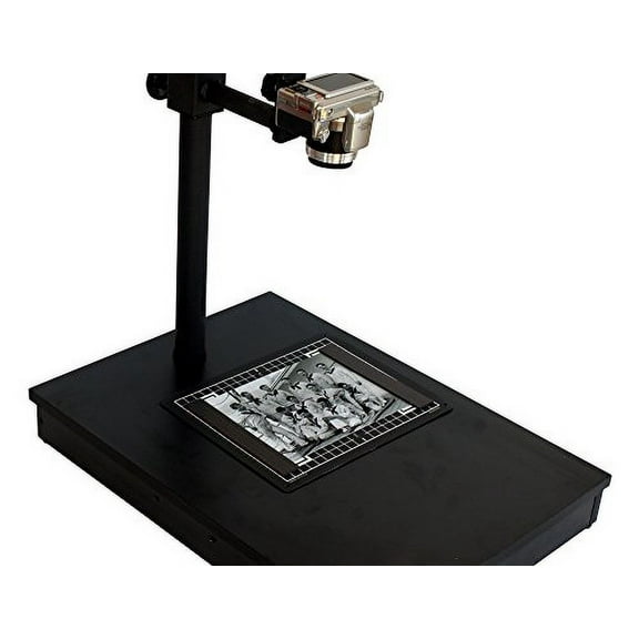 Photography Copy Holder Stand # 1109FBM, Flat Bed Magnetic Document Holder for Quick Copying with Your Digital Camera or Phone