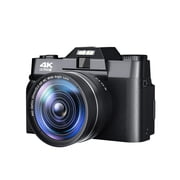 Photography Digital Camera Flip Screen Camcorder Wide Macro Lens AF Video Cameras Time Lapse