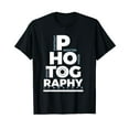 thumbnail image 1 of Photography Eye Chart Photographer Camera Lover T-Shirt, 1 of 5