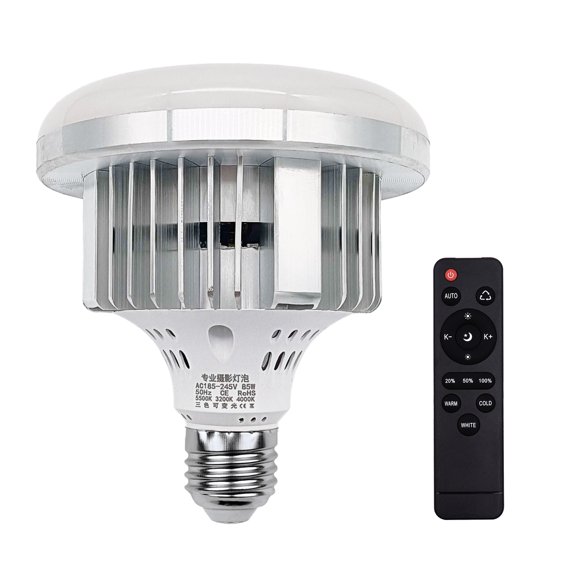 Photography Lamp,With Remote Studio Adjustable E27 Mount Remote Studio Office Mount With Remote 3000k-6500k Lamp Adjustable E27 Mount With 85w Led 3000k-6500k Led 3000k-6500k Lamp Tuyya