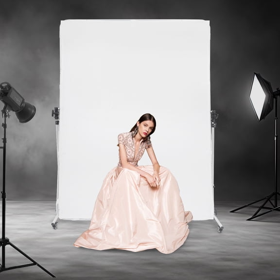 Photography Light Diffuser, Height Adjustable Photography Light Diffuser, Photography Light Diffuser with Support Stand& Casters