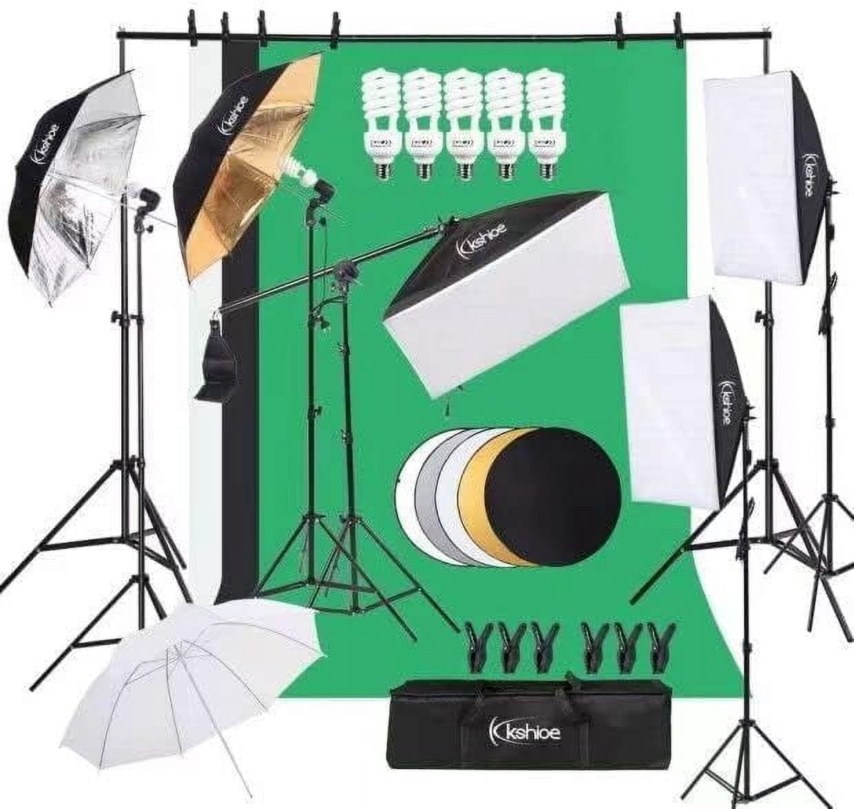 Photography Lighting Kit, Light Box Photography with Backdrap Stand ...