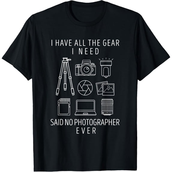 Photography Lover Gift T-Shirt Funny Camera Photographer Tee T-Shirt