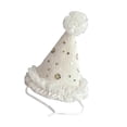 thumbnail image 1 of Photography Props Conical Caps Birthday Celebration Hat Trimmed Tulle Hat Kids Princess Hat Baby Caps for Infant, 1 of 9