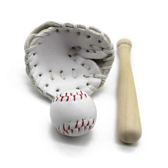 Photography Props Outdoor Baseball Softball 3-Piece Set Sports Leisure Supplies Baseball Theme for Boys Girls