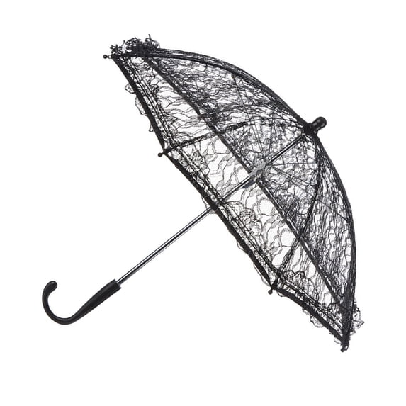 Photography Props Umbrella Small Craft Lace Umbrellas Lace Sun Umbrella for Children Teas Party
