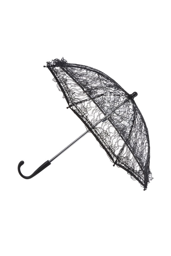 Photography Props Umbrella Small Craft Lace Umbrellas Lace Sun Umbrella for Children Teas Party